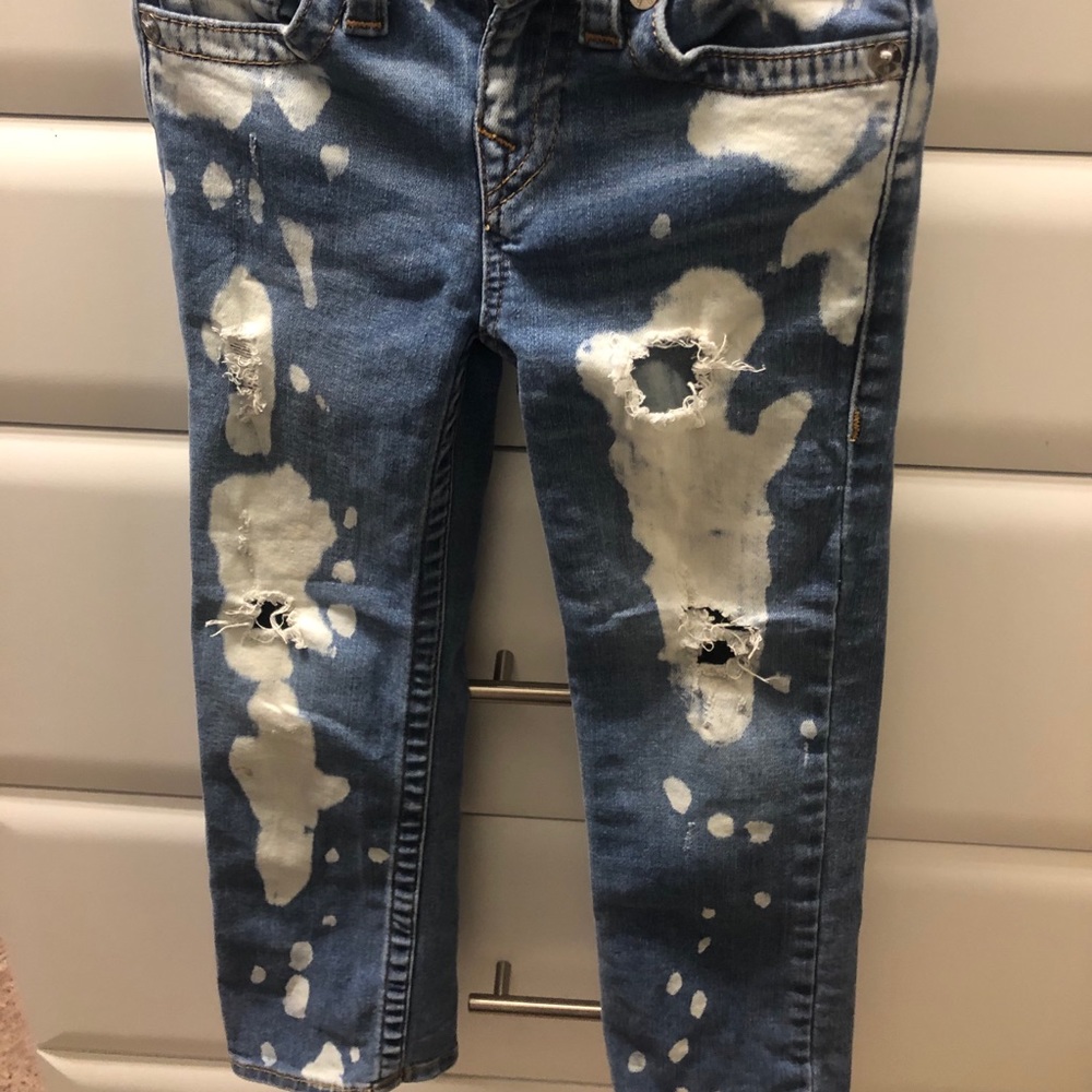 True religion paint splatter jeans Sz 6